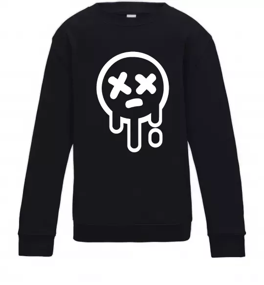 Дитячий світшот Brawl stars smile Чорний фото