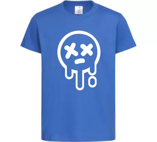 Дитяча футболка Brawl stars smile Яскраво-синій фото