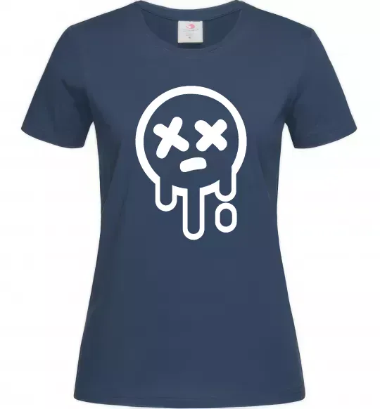 Жіноча футболка Brawl stars smile Темно-синій фото