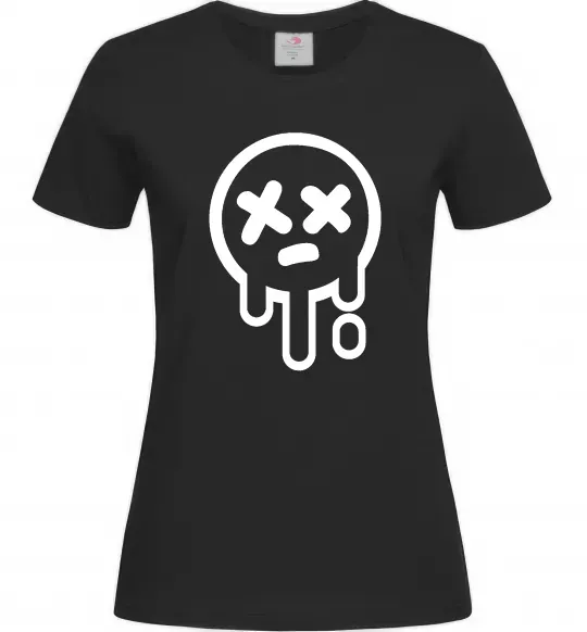 Жіноча футболка Brawl stars smile Чорний фото