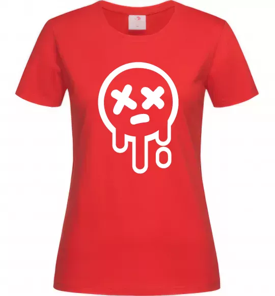 Жіноча футболка Brawl stars smile Червоний фото