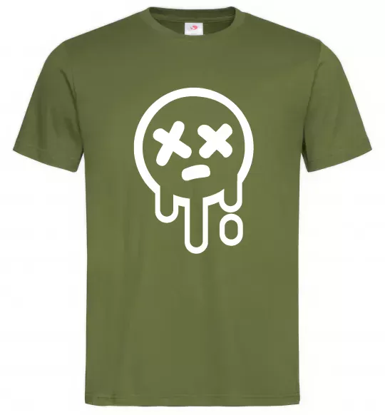 Чоловіча футболка Brawl stars smile Оливковий фото