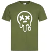Чоловіча футболка Brawl stars smile Оливковий фото
