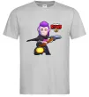 Чоловіча футболка Brawl Stars Мортіс Сірий фото