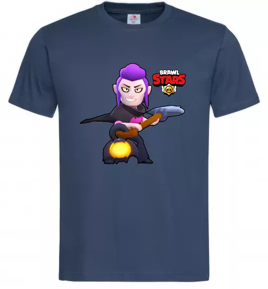 Чоловіча футболка Brawl Stars Мортіс Темно-синій фото