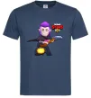Чоловіча футболка Brawl Stars Мортіс Темно-синій фото