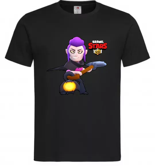 Чоловіча футболка Brawl Stars Мортіс Чорний фото