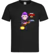 Чоловіча футболка Brawl Stars Мортіс Чорний фото