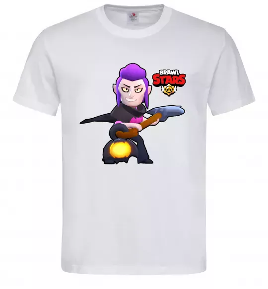 Чоловіча футболка Brawl Stars Мортіс Білий фото