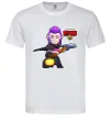 Чоловіча футболка Brawl Stars Мортіс Білий фото