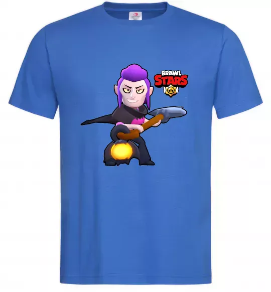 Чоловіча футболка Brawl Stars Мортіс Яскраво-синій фото
