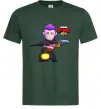 Чоловіча футболка Brawl Stars Мортіс Темно-зелений фото