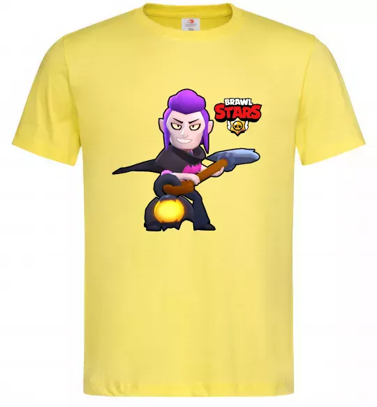 Чоловіча футболка Brawl Stars Мортіс Лимонний фото