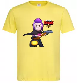 Мужская футболка Brawl Stars Мортіс Лимонный фото