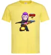 Чоловіча футболка Brawl Stars Мортіс Лимонний фото