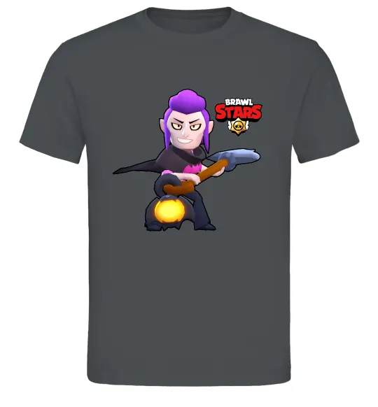 Чоловіча футболка Brawl Stars Мортіс Графіт фото