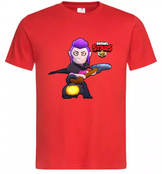 Чоловіча футболка Brawl Stars Мортіс Червоний фото