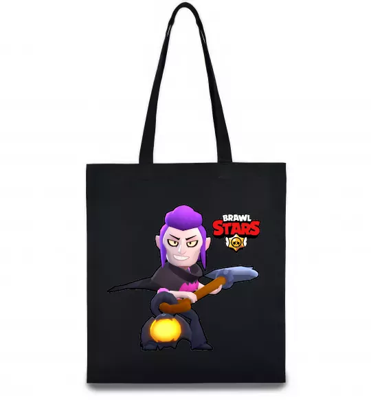 Эко-сумка Brawl Stars Мортіс Черный фото