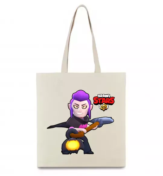 Эко-сумка Brawl Stars Мортіс Бежевый фото