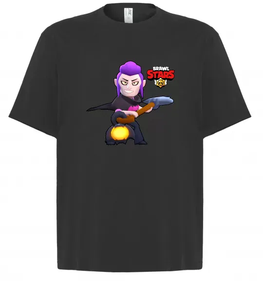 Футболка Оверсайз Brawl Stars Мортіс Черный фото