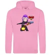 Чоловіча толстовка (худі) Brawl Stars Мортіс Рожевий фото