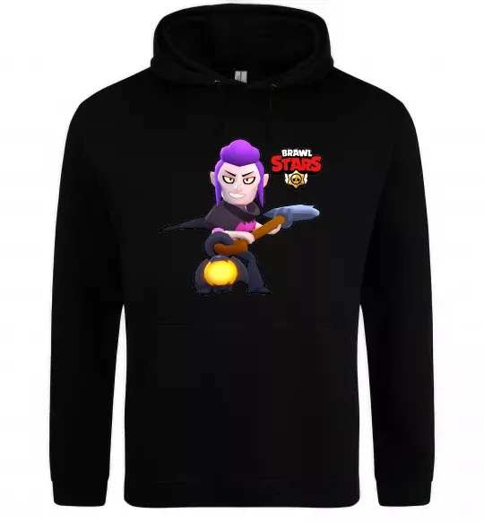 Жіноча толстовка (худі) Brawl Stars Мортіс Чорний фото