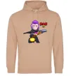 Жіноча толстовка (худі) Brawl Stars Мортіс Пісочний фото