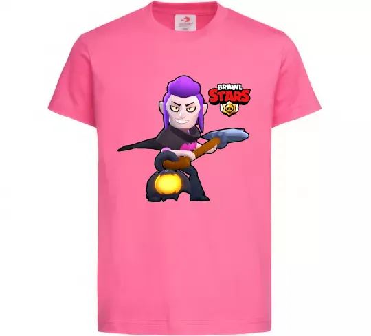 Дитяча футболка Brawl Stars Мортіс Яскраво-рожевий фото
