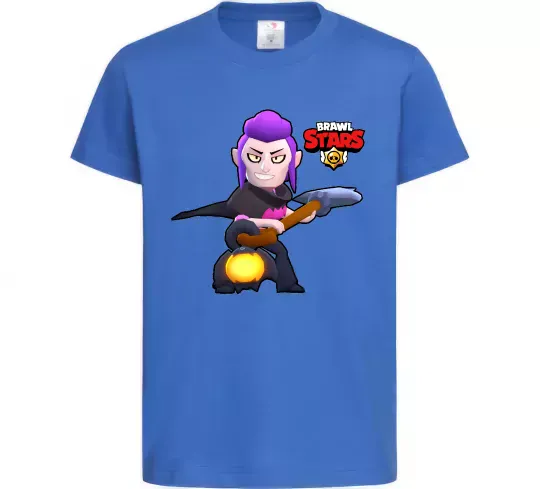 Дитяча футболка Brawl Stars Мортіс Яскраво-синій фото