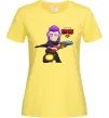 Женская футболка Brawl Stars Мортіс Лимонный фото