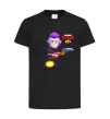 Детская футболка Brawl Stars Мортіс Черный фото