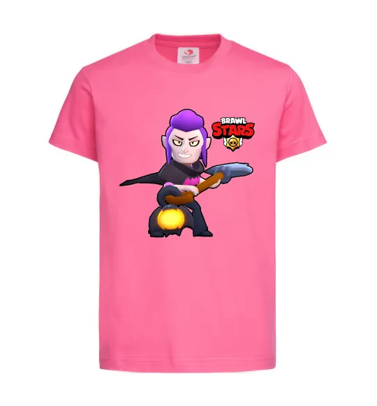 Детская футболка Brawl Stars Мортіс Ярко-розовый фото