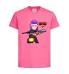 Детская футболка Brawl Stars Мортіс Ярко-розовый фото
