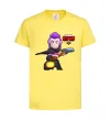 Детская футболка Brawl Stars Мортіс Лимонный фото