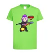 Детская футболка Brawl Stars Мортіс Лаймовый фото
