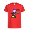 Детская футболка Brawl Stars Мортіс Красный фото