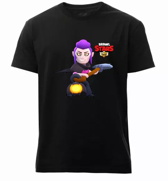 Чоловіча преміум футболка Brawl Stars Мортіс Чорний фото
