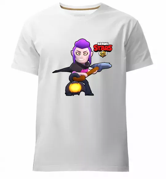 Чоловіча преміум футболка Brawl Stars Мортіс Білий фото