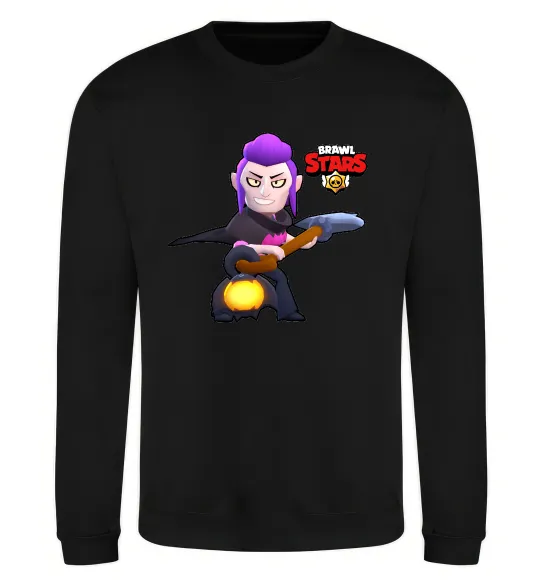 Світшот Brawl Stars Мортіс Чорний фото