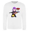 Світшот Brawl Stars Мортіс Білий фото