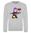 Світшот Brawl Stars Мортіс Сірий меланж фото