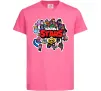 Дитяча футболка Brawl Stars колаж персонажів Яскраво-рожевий фото