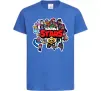 Дитяча футболка Brawl Stars колаж персонажів Яскраво-синій фото