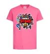 Детская футболка Brawl Stars колаж персонажів Ярко-розовый фото
