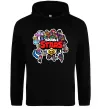 Мужская толстовка (худи) Brawl Stars колаж персонажів Черный фото