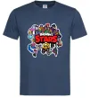 Мужская футболка Brawl Stars колаж персонажів Темно-синий фото
