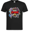 Мужская футболка Brawl Stars колаж персонажів Черный фото