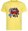Мужская футболка Brawl Stars колаж персонажів Лимонный фото