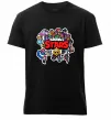 Чоловіча преміум футболка Brawl Stars колаж персонажів Чорний фото
