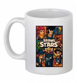 Чашка керамічна Brawl Starrs в стилі GTA Чашка керамічна Brawl Starrs в стилі GTA